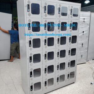 TỦ SẮT LOCKER 24 NGĂN MICA
